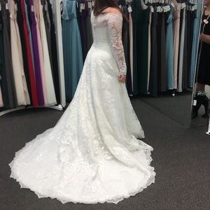 Oleg Cassini A-Line Wedding Dress
